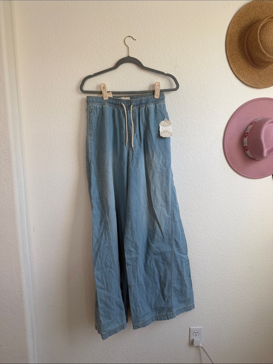 Altar'd State Pants - Altar'd State Light Blue Wide Leg Pants